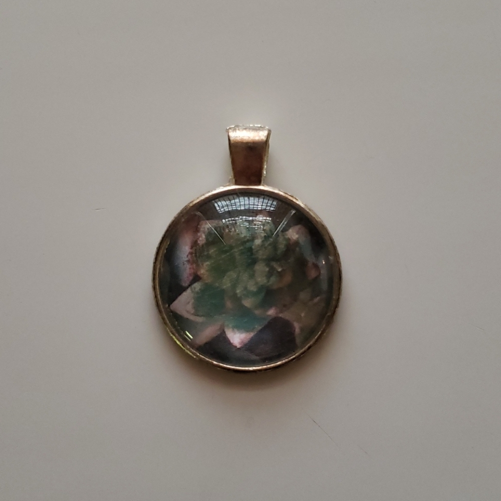 Necklace Pendant - Succulent